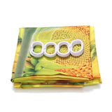 Beatiful,Sunset,Sunflower,Waterproof,Shower,Curtain,Hooks,CarpetsToilet,Bathroom,Decor