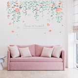 Miico,XC9042,Flower,Flower,Sticker,Living,Bedroom,Decoration,Sticker,Stickers