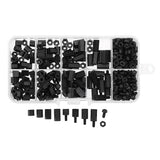 Suleve,M3NH1,Nylon,Screw,Black,Screw,Nylon,Standoff,Assortment,300pcs