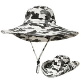 Summer,Outdoor,Casual,Camouflage,Fishing,Sunshade