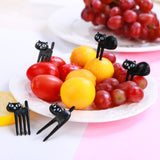 Animal,Fruit,Picks,Cartoon,Black,Children,Toothpick,Novelties