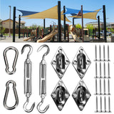 Stainless,Steel,Outdoor,Shade,Canopy,Fixing,Fittings,Hardware,Accessory,Tools