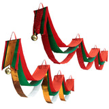 Christmas,Decorations,Ribbons,Festival,Ceiling,Decoration,Banner,Balls,Bells