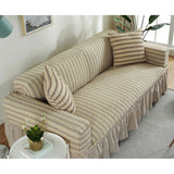 Seaters,Spandex,Elastic,Stretch,Armchair,Cover,Living,Couch,Skirt