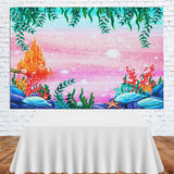 Submarine,Castle,Mermaid,Shower,Backdrop,Jungle,Photography,Background,Decorations