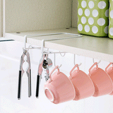 Honana,Hooks,Stainless,Steel,Storage,Cupboard,Hanging,Shelf,Bathroom,Organizer