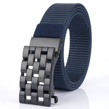 TUSHI,125cm,Fashion,Nylon,Automatic,Buckle,Waist,Belts,Quick,Unlock,Tactical,Metal,Texture,Buckle