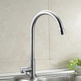 32x13.5cm,Stainless,Steel,Kitchen,Faucet,Single,Lever,Water,Silver,Faucet