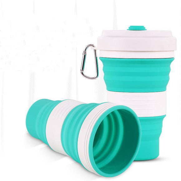 IPRee,350ml,Silicone,Folding,Portable,Telescopic,Water,Drinking,Bottle,Coffee