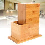 Universal,Bamboo,Cutter,Utensil,Holder,Block,Storage,Kitchen,Organizer,Tools