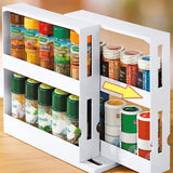 Rotating,Seasoning,Spice,Slide,Storage,Organizer,Kitchen,Storage,Camping