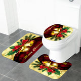 180x180cm,Christmas,Shower,Curtain,Toilet,Cover,Floor,Pedestal