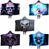 Hooded,Blankets,Flannel,Printed,Galaxy,Microfiber,Wearable,Thickened,Blankets,Adults