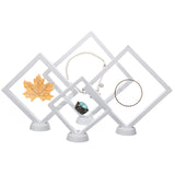 Suspended,Floating,Display,Stand,Jewelry,Frame,Holder,Storage