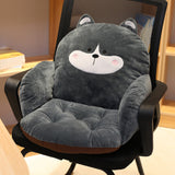 Cartoon,Chair,Cushion,Waist,Lumbar,Pillow,Waist,Support,Office