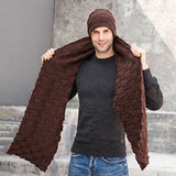 Solid,Color,Fashion,Casual,Beanie,Scarf,Gloves