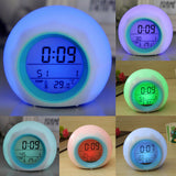 Digital,Color,Changing,Alarm,Clock,Thermometer,Nature,Sound