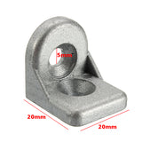 Suleve,ZAS20,Steel,Angle,Bracket,Corner,Brackets,alloy,20x20mm