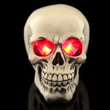 Halloween,Human,Resin,Skull,Night,Lights,Decorative,Novelty,Pranksters,Halloween,Supplies