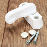 Plastic,White,Crescent,Window,Casement,Lever,Handle,Latch,Fastener