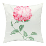 Imitation,Cushion,Cover,Green,Flowers,Waist,Pillow,Decor