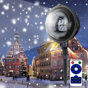 Moving,Snowflake,Projector,Light,Adjustable,Waterproof