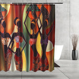 Waterproof,Custom,Distinctive,Cartoon,African,Woman,Bathroom,Shower,Curtains,Decor,60''x72''