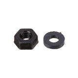 Suleve,M2.5NP1,500Pcs,Nylon,Screw,Black,Round,Cross,Screw,Spacer,Nylon,Assortment