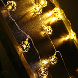 KCASA,Metal,Polygon,String,Lights,Fairy,Lights,Festival,Christmas,Decoration