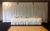 White,Stage,Background,Backdrop,Drape,Curtain,Swags,Wedding,Party