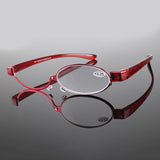 Womens,Rotatable,Magnify,Glasses,Makeup,Adjustable,Reading,Glasses