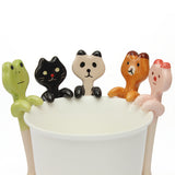 Cartoon,Animal,Ceramic,Hanging,Coffee,Scoop,Spoon,Tableware,Decor