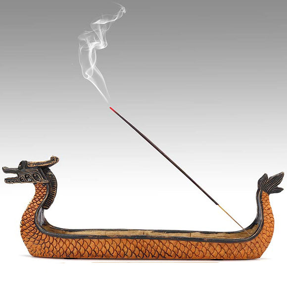 Incense,Burner,Artistic,Ornament,Dragon,Incense,Stick,Holder,Carving,Resin