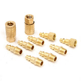 10Pcs,Brass,Coupler,Adapter,Quick,Disconnect,Fittings