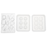 248PCS,Silicone,Earring,Pendant,Necklace,Jewelry,Resin,Mould,Casting,Craft