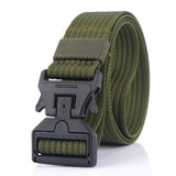 125CM,Magnetic,Buckle,Leisure,Canvas,Breathable,Waist,Quick,Unlock,Men's,Elastic,Tactical