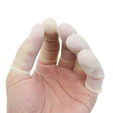 100Pcs,White,Latex,Finger,Rubber,Fingertip,Durable,Protective,Finger,Gloves