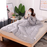 Winter,Quilt,Sleeves,Thickened,Blankets,Washed,Quilt,120cm,x160cm