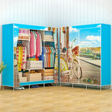 Cloth,Wardrobe,Fabric,Closet,Portable,Folding,Cloth,Hanger,Dustproof,Waterproof,Clothing,Storage,Cabinet,Furniture