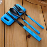 Spoon,Chopstick,Folding,Tableware,Camping,Picnic,Travel,Portable,Chinese,Dinnerware