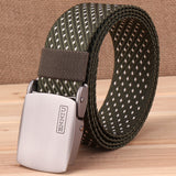 Leisure,Canvas,Belts,Military,Style,Waist,Alloy,Automatic,Buckle