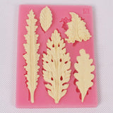 Leaves,Fondant,Chocolate,Kitchen,Baking,Silicone,Sugar,Decoration