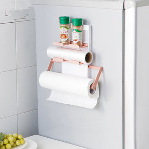 KCASA,Magnet,Refrigerator,Fridge,Sidewall,Paper,Towel,Holder,Storage,Shelf,Organizer