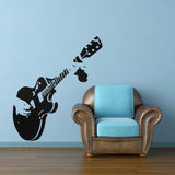 Removable,Guitar,Guitarist,Music,Style,Decal,Decor,Sticker,Wallpaper