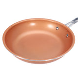 9inch,Aluminum,Stainless,Steel,Round,Stick,Copper,Frying,Cookware,Handle,Frying