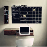 Blackboard,Stickers,Month,Schedule,Timetable,Calendar,Decal,Decor