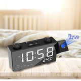 Projection,Clock,Creative,Alarm,Clock,Laser,Multifunction,Digital,Clock,Radio,Clock