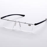 Women,Frameless,Reading,Glasses,Sleek,Minimalist,Resin,Presbyopic,Glasses