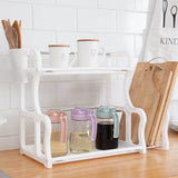 Layers,Multifunctional,Storage,Plastic,Kitchen,Organizer,Holder,Shelf