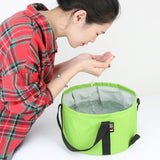 Portable,Folding,Basin,Container,Collapsible,Water,Bucket,Camping,Travel